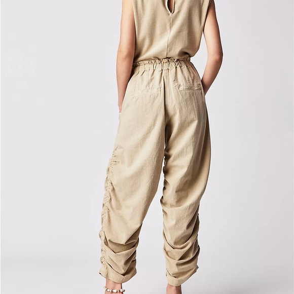 Free People Mixed Media One-Piece Jumpsuit - Picture 2 of 5